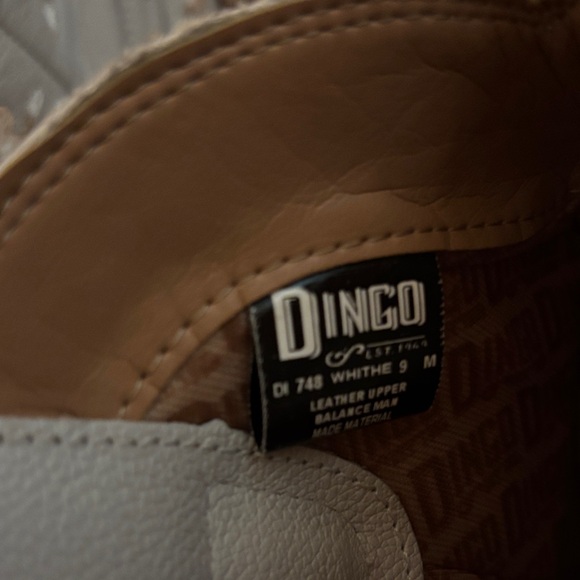 Dingo Cream and Gold Floral Ankle Boots - Picture 7 of 7